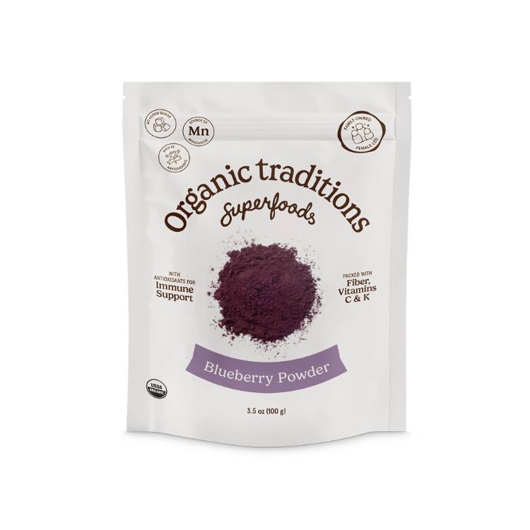 美国Organic Traditions有机蓝莓粉 1勺相当于1/2杯新鲜蓝莓 - Organic Traditions | 加拿大生活加