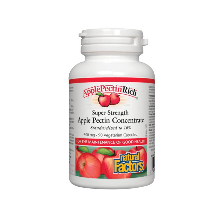 Natural Factors, ApplePectinRich®, Super Strength Apple Pectin Concentrate, 90 Capsules