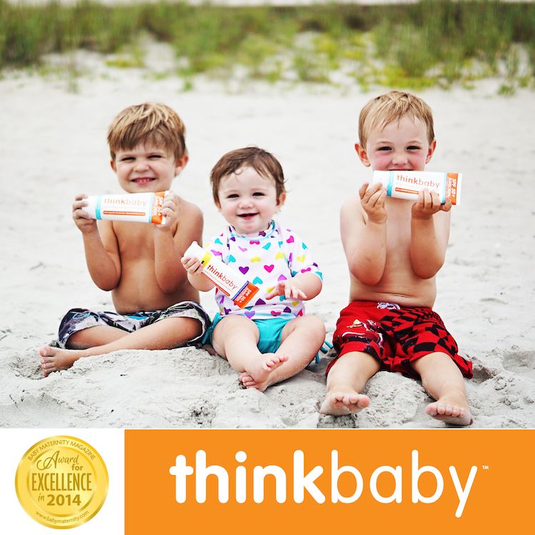 美国Thinkbaby儿童SPF50防晒霜 89ml 6个月以上宝宝可用 80分钟耐水性 多项评奖推荐产品