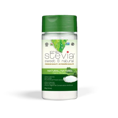 Crave Stevia, Powder Bottle, 45 g