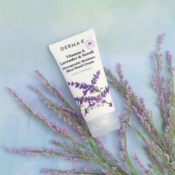 Derma-E, Vitamin E Lavender & Neroli Therapeutic Moisture Shea Hand Cream, 56 g