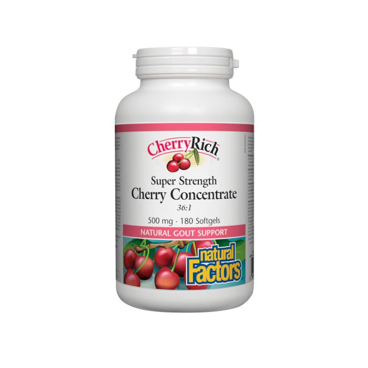 Natural Factors, Super Strength, Cherry Concentrate, 180 Softgels