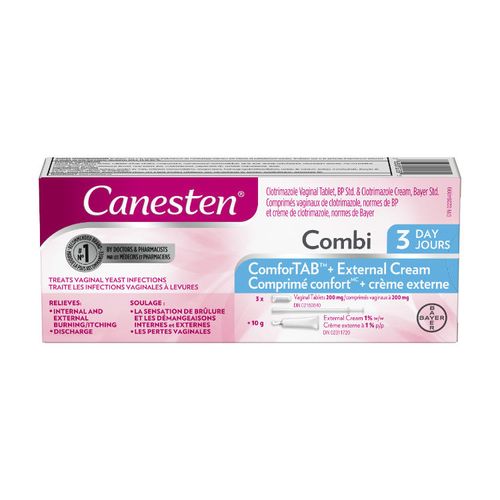 Canesten, 3-Day Therapy Combi-Pak, 3 Day Program