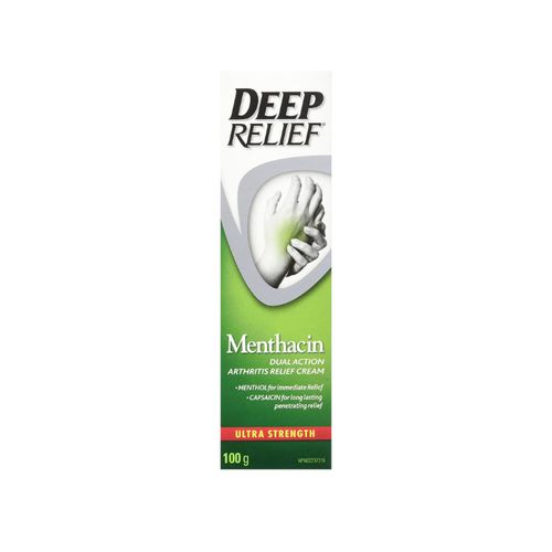 Deep Relief, Menthacin Arthritis Relief Cream, 100 g