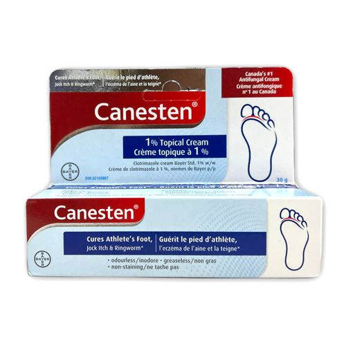 德国Canesten脚气膏 拜耳公司产品 加拿大销量第一抗真菌膏