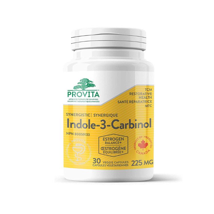 加拿大Provita复合I-3-C胶囊 30粒 促进雌激素代谢 降低乳腺癌/宫颈癌/子宫内膜癌风险