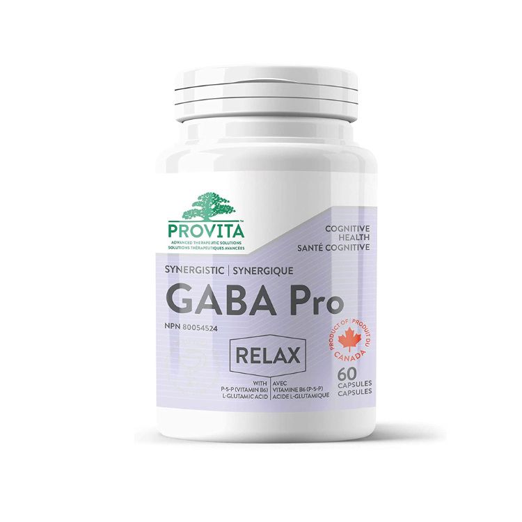 加拿大Provita GABA强化胶囊 放松情绪 集中注意力 改善睡眠
