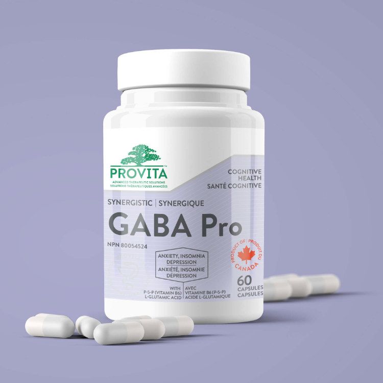 加拿大Provita GABA强化胶囊 放松情绪 集中注意力 改善睡眠