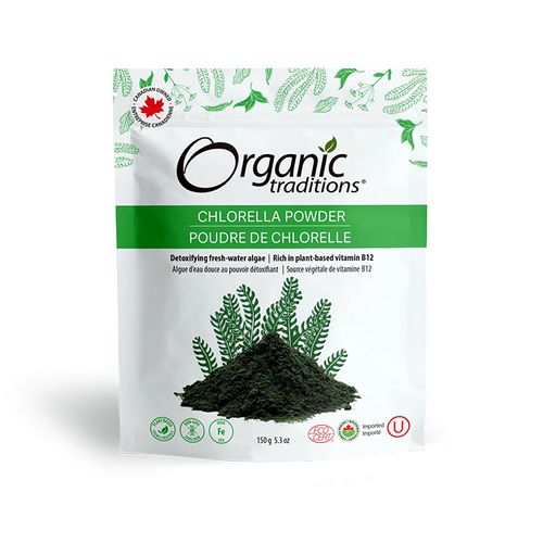 Organic Traditions, Chlorella Powder, 150 g