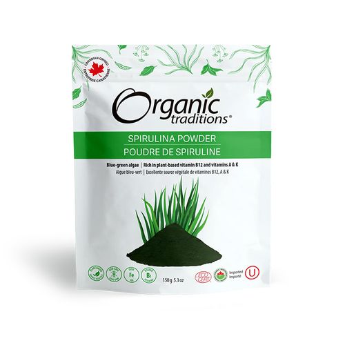 美国Organic Traditions有机绿藻粉 采用台湾小球藻 富含维生素以及锌镁