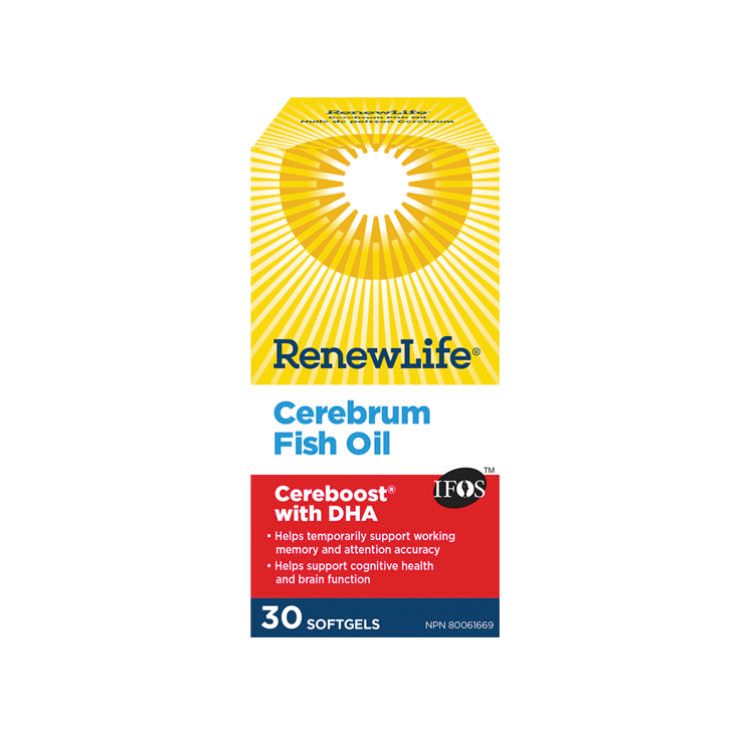 Renew Life, Cerebrum Fish Oil, 30 Softgels