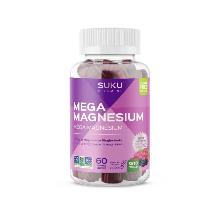 SUKU, Mega Magnesium, 60 Gummies