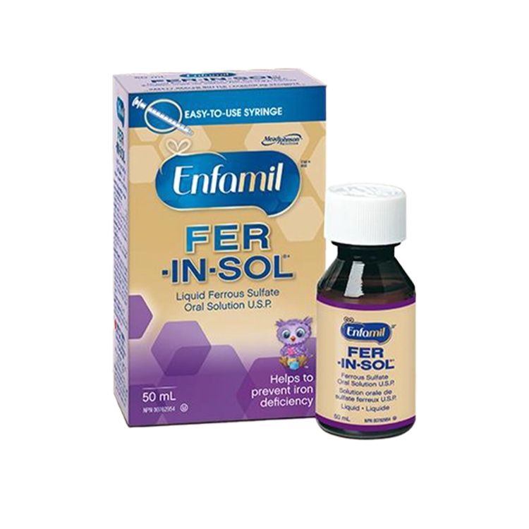 Enfamil, Fer-In-Sol Ferrous Sulfate Oral Solution, 50 ml