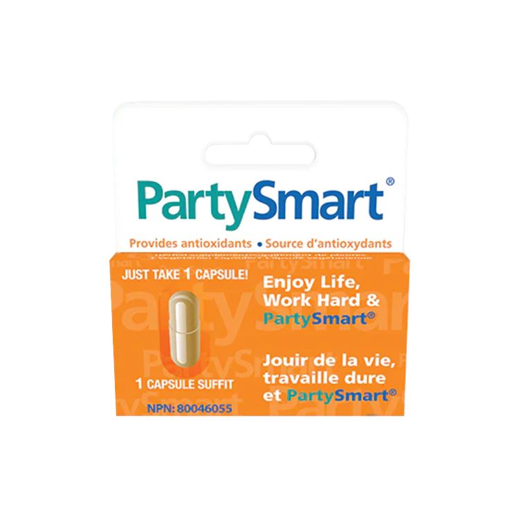 PartySmart天然解酒胶囊 1盒10粒实惠装 解酒护肝 减少宿醉痛苦