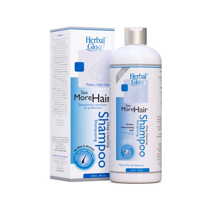 加拿大Herbal Glo天然生发洗发水 250毫升装 深度清洁毛囊 调整皮脂腺分泌 防止异常脱发、薄发