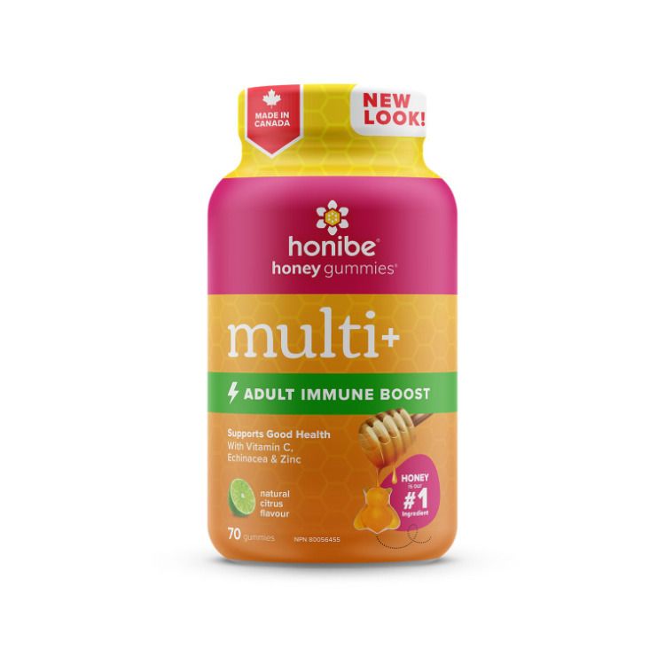 Honibe, Complete Adult Multivitamin + Immune, 70 Gummies