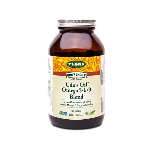 Flora, Udo’s Oil Omega 3•6•9 Blend Capsules, 180 Capsules