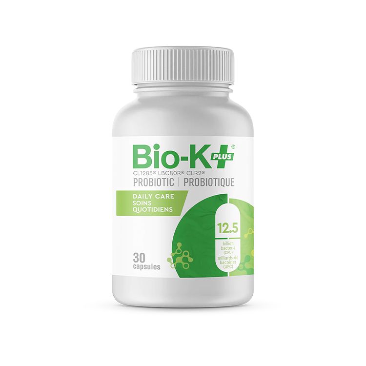 加拿大Bio-K+拜奥克益生菌 125亿活菌 30粒专利肠溶胶囊 维护胃肠道健康