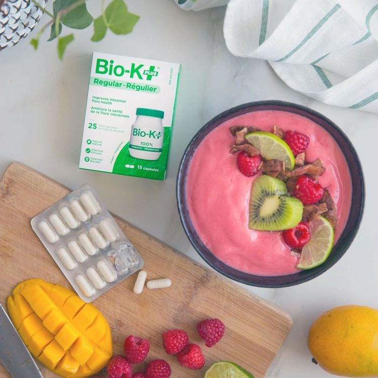 Bio-K+, Daily Care+ 25 Billion Probiotic, Vegan, 15 Capsules