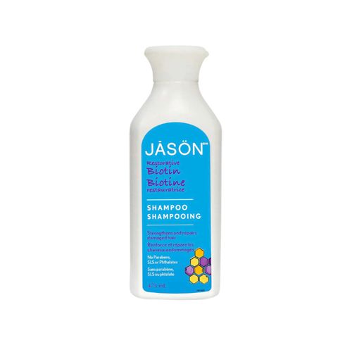 美国JASON修复性生物素洗发水 加强并修复受损头发