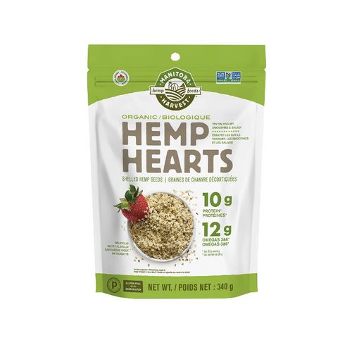 Manitoba Harvest, Organic Hemp Hearts, 340g