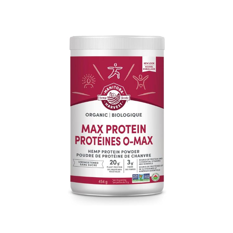 Manitoba Harvest, Hemp Yeah!, Protein Powder, Max Protein, Unsweetened, 454g