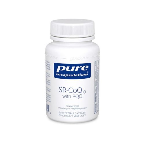 Pure Encapsulations, SR-CoQ10 with PQQ, 60 Vegetable Capsules