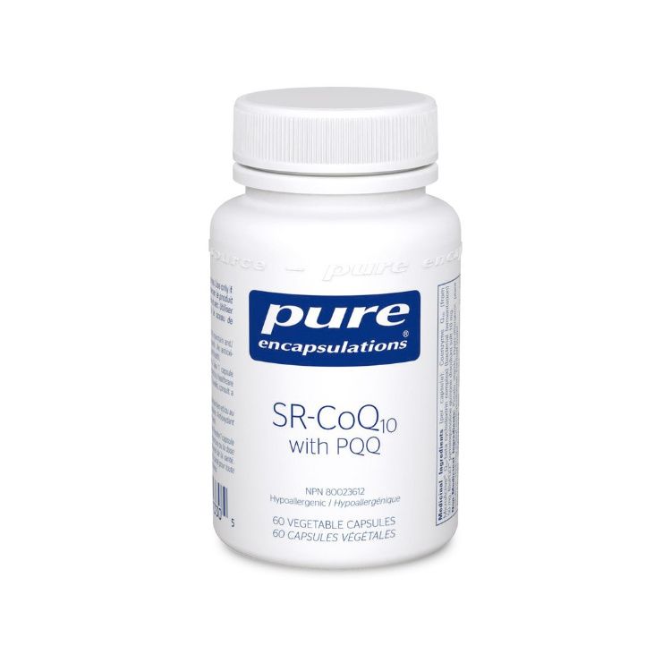 Pure Encapsulations, SR-CoQ10 with PQQ, 60 Vegetable Capsules