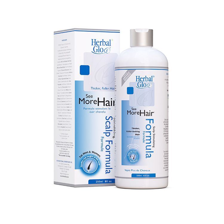 加拿大Herbal Glo天然生发头皮营养素 250毫升装 长效滋养头发 调整皮脂腺分泌 防止异常脱发、薄发