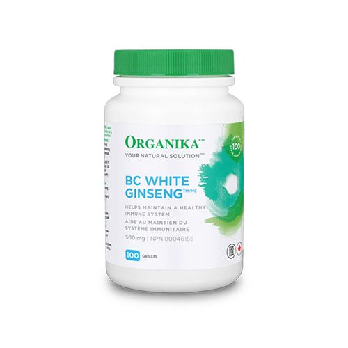 Organika, BC White Ginseng, 100 Capsules