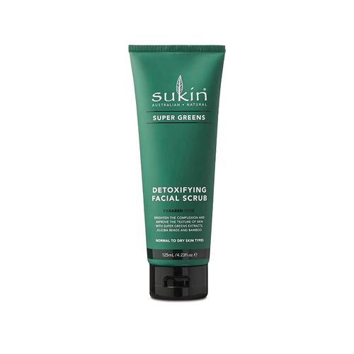 Sukin, Super Greens Detoxifying Facial Scrub, 125ml