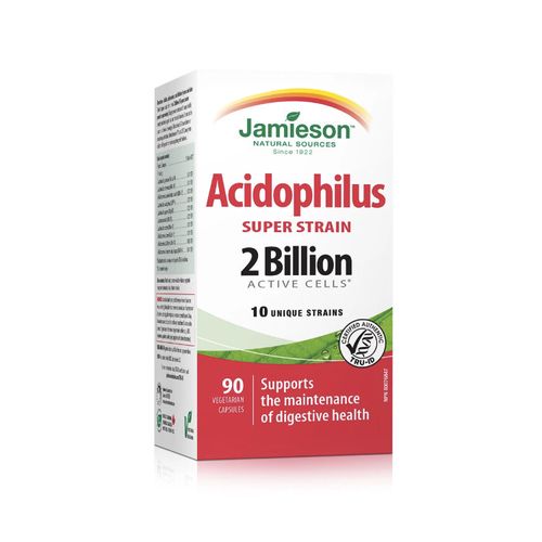 Jamieson, Acidophilus Super Strain 2 Billion, 90 Vegetarian Capsules
