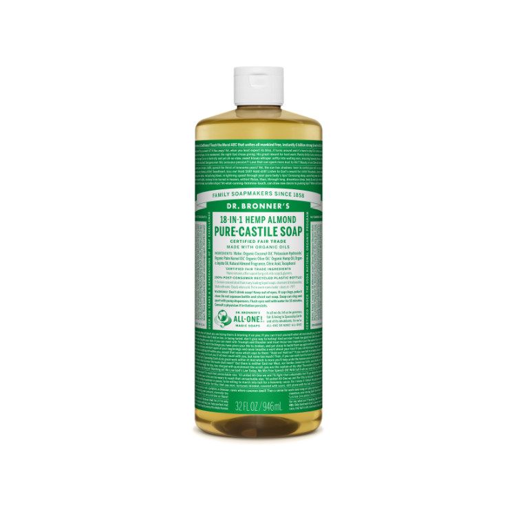 Dr Bronner's, Pure-Castile Liquid Soap, Almond, 946ml