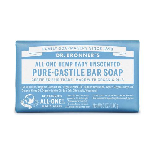 Dr Bronner's, Bar Soap, Baby Unscented