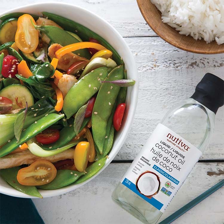 Buy Nutiva, Organic Liquid Coconut Oil, 473ml for 21.99 Lifeplus