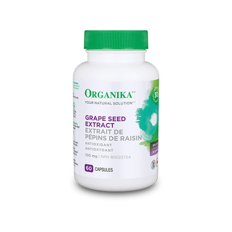 Organika, High Potency Grape Seed Extract, 60 Capsules