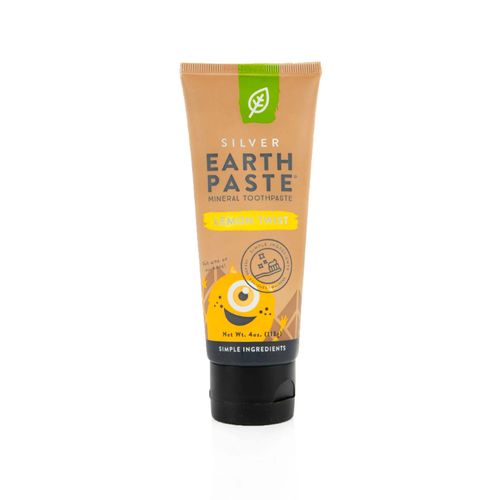 美国Redmond Earthpaste粘土矿物牙膏 柠檬味/113克 强力清洁 美国EWG协会认证纯天然产品