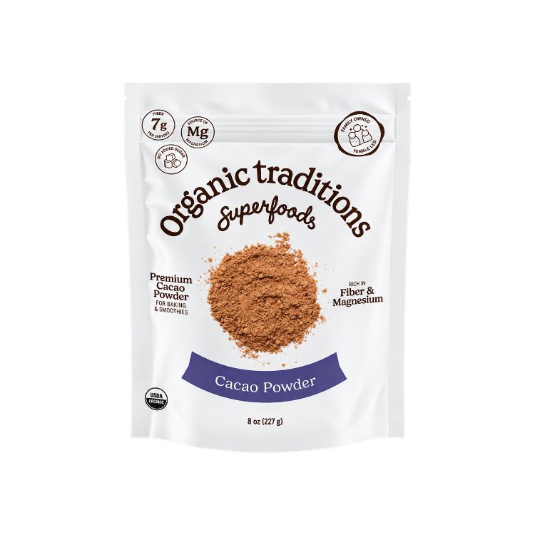 美国Organic Traditions有机可可粉 227克 富含镁铁锌 强力抗氧化 - Organic Traditions | 加拿大生活加