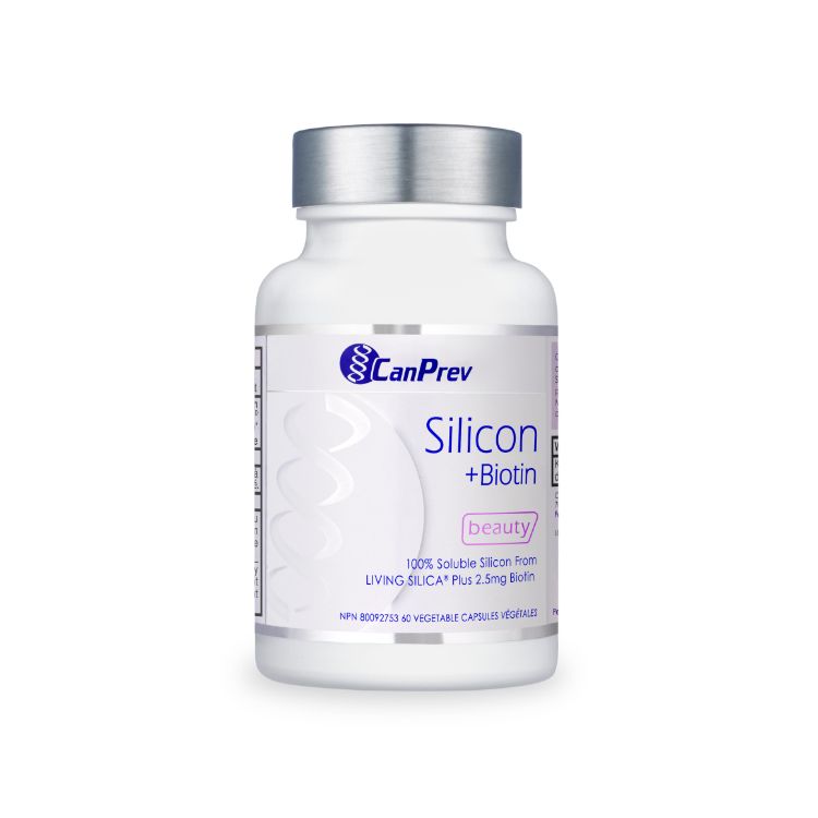加拿大CanPrev硅生物素美颜胶囊 60粒 专利高吸收形式 改善头发皮肤指甲
