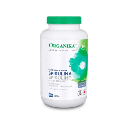 ORGANIKA, SPIRULINA, 1000 mg, 180 Tablets