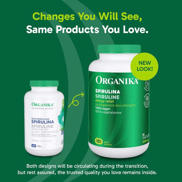 ORGANIKA, SPIRULINA, 1000 mg, 180 Tablets