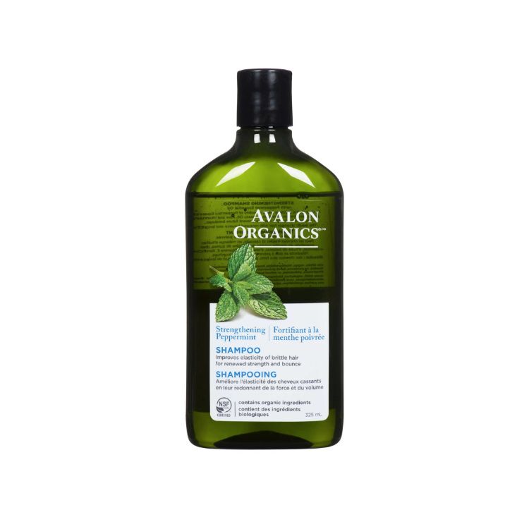 美国Avalon Organics阿瓦龙薄荷强发洗发水 防止头发断裂