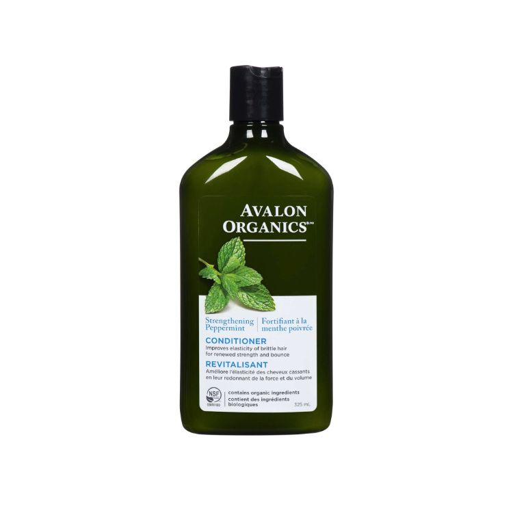 美国Avalon Organics阿瓦龙薄荷强发护发素 防止头发断裂