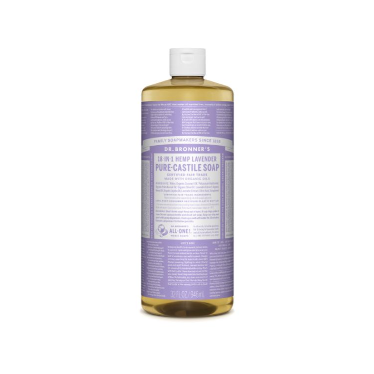 Dr Bronner's, Pure-Castile Liquid Soap, Lavender, 946ml
