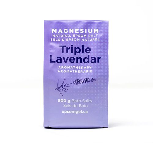 Epsomgel, Triple Lavender Bath, 500g