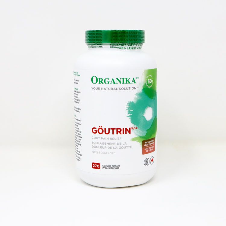 加拿大Organika痛风灵 270粒 Organika最热卖产品之一 全天然复合成份缓解痛风 帮助降低尿酸