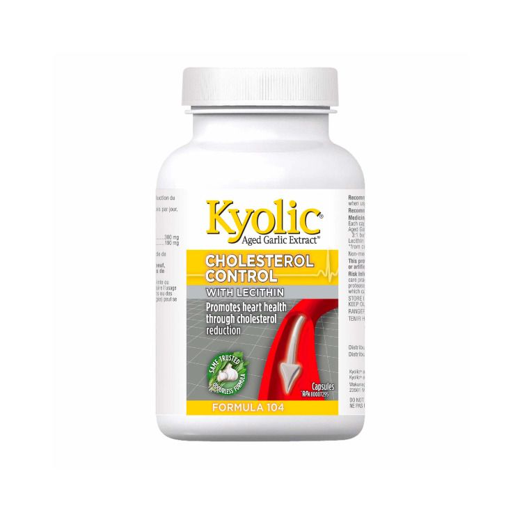 美国Kyolic有机陈化大蒜卵磷脂精华胶囊 90粒 维持健康胆固醇和高半胱氨酸水平