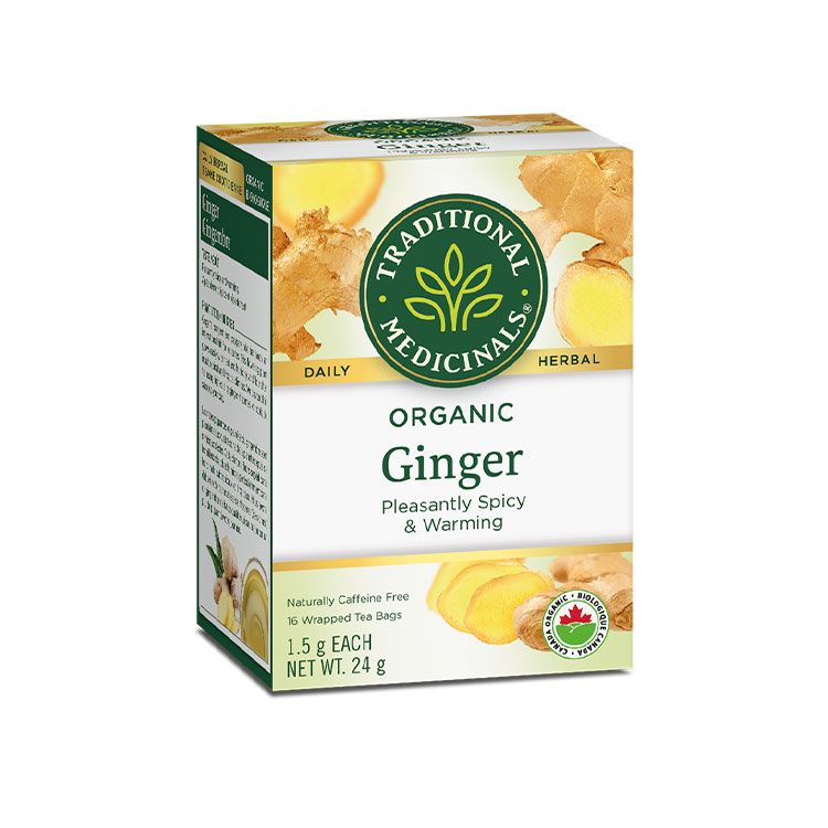 Traditional Medicinals, Organic Ginger Tea, 16s