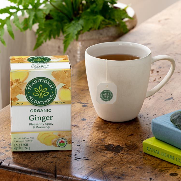 Traditional Medicinals, Organic Ginger Tea, 16s