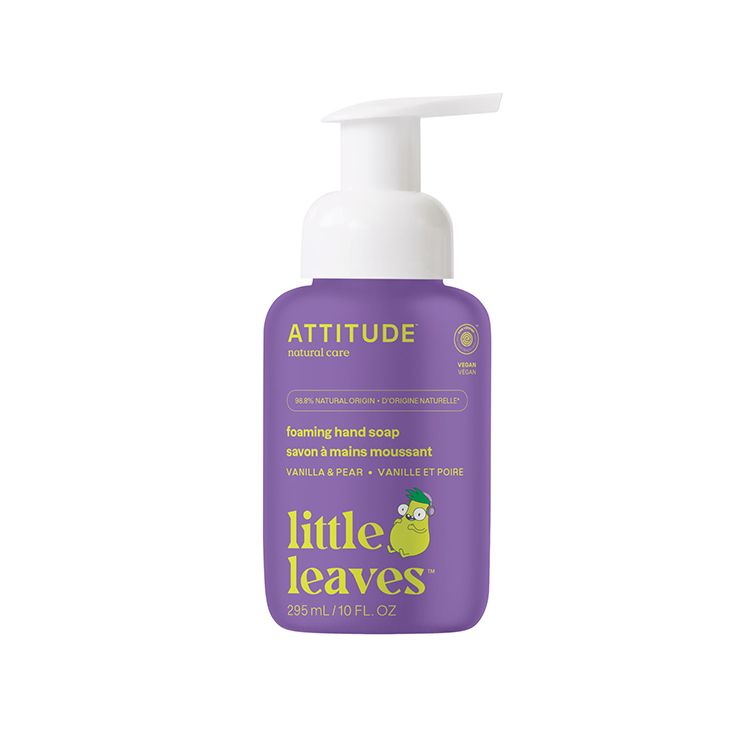 Attitude, Little Leaves Foaming Hand Soap for Kids - Vanilla Pears, 295ml